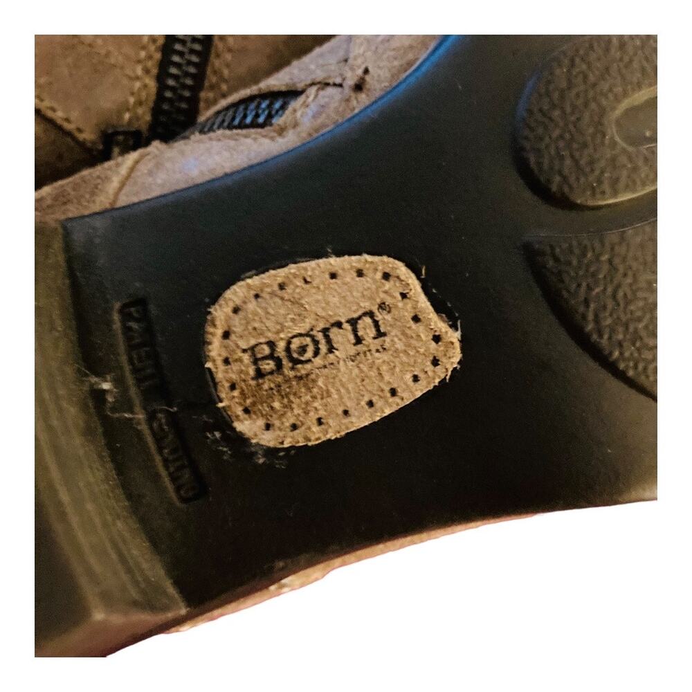 Born Distressed Shooties Loriei Style Side Zipper Brown Size 9.5 - Picture 5 of 11